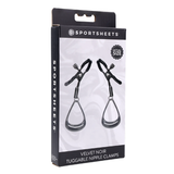 Velvet Noir Tuggable Nipple Clamps