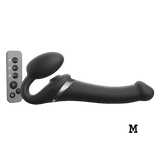 MULTI ORGASM BENDABLE STRAP-ON - M - BLACK