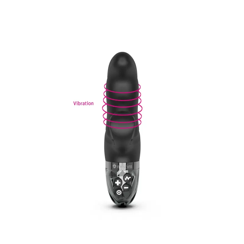 Mystim Hop Hop Bob eStimVibrator, Black